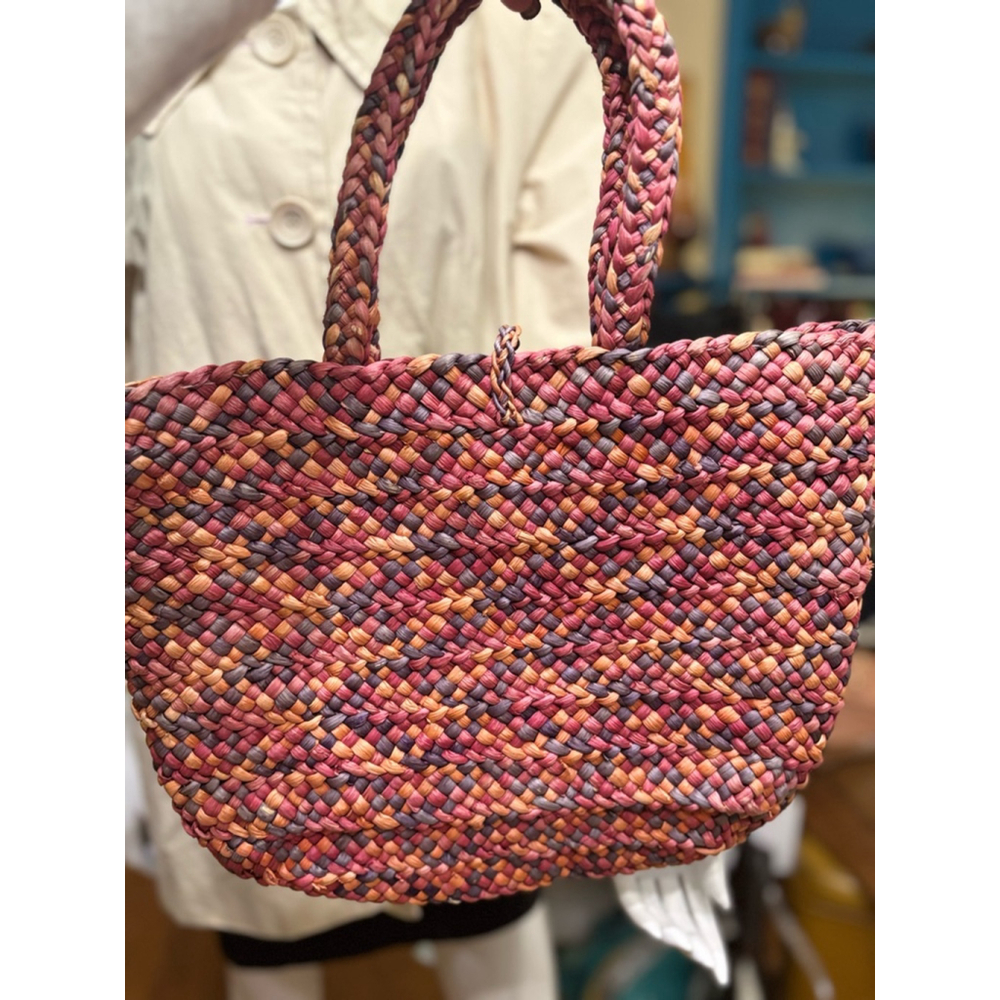 GAP Multicolor Woven Tote Bag One Size - Picture 2 of 5